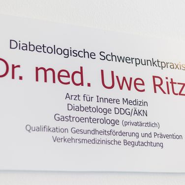 Dr. med. Uwe Ritzel Diabetologische Schwerpunktpraxis